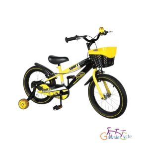 16'' ACEX-Steel Sparrow Yellow-Black Bicycle