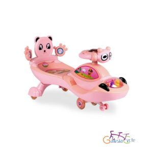 603 Baby Auto Swing Car Twist & Ride Pink
